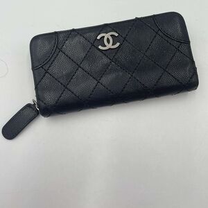 Chanel Black Quilted Wallet